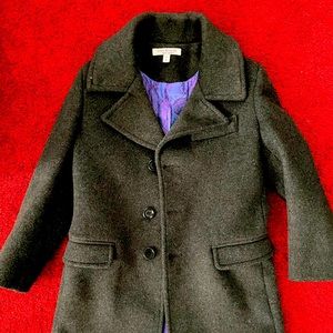 LIKE NEW Boys Isaac Mizrahi Grey Peacoat in Size 7
